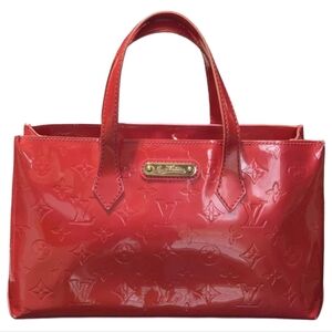 Louis Vuitton Monogram Vernis Wilshire PM Tote Bag